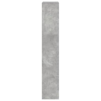 Kamerscherm 100x33x187,5 cm bewerkt hout betongrijs