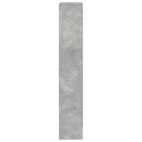 Kamerscherm 100x33x187,5 cm bewerkt hout betongrijs - thumbnail