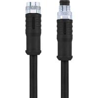 Escha 8046258 Sensor/actuator connector, geassembleerd M8 Aantal polen (sensoren): 4 Stekker, recht, Bus, recht 2.00 m 1 stuk(s) - thumbnail