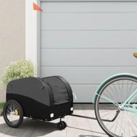 Fietstrailer 30 kg ijzer zwart - thumbnail