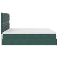 Ottoman bed met matrassen en LED's 180x200cm fluweel - thumbnail