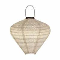 Solar Lampion Papier Wit 33x29cm - thumbnail