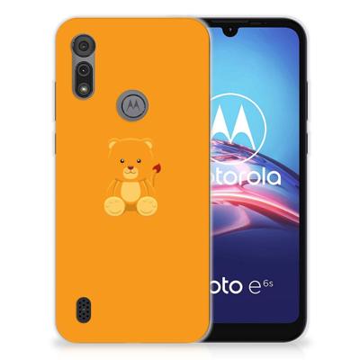Motorola Moto E6s Telefoonhoesje met Naam Baby Beer Motorola Moto E6s Telefoonhoesje met Naam Baby Beer