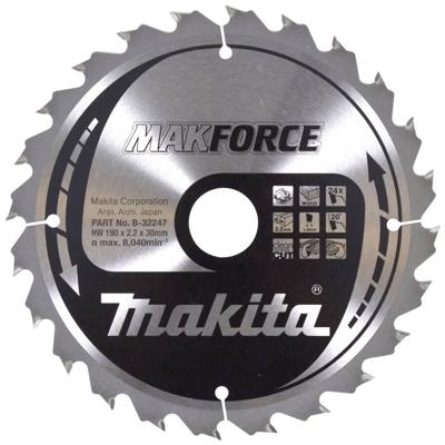 Makita Accessoires Cirkelzaagblad | Hout | 190X30X2,2 24T 20G - B-32247