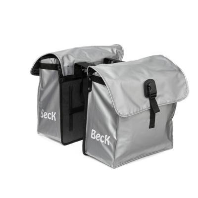 Dubbele Fietstas Small Silver