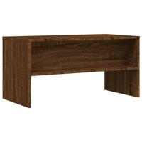 Tv-meubel 80x40x40 cm bewerkt hout bruineikenkleurig - thumbnail