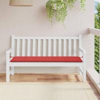 VidaXL Tuinbankkussen 150x50x3 cm oxford stof rood - thumbnail