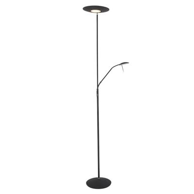 Steinhauer - Zodiac - vloerlamp 2 lichts flex - zwart