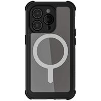 Ghostek Nautical Waterproof MagSafe Case + Belt Swivel Holster Apple iPhone 15 Pro Clear - thumbnail