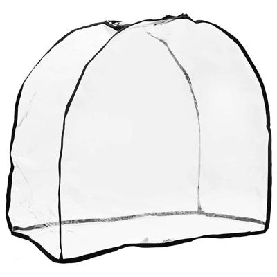 VidaXL Huisdier buggyhoes met opslag doorzichtig 66 x 35 x 59 cm pvc