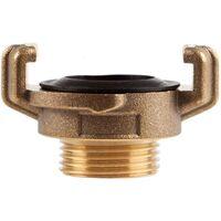 Polet Klauwkoppeling 3/4'-19mm met buitendraad van messing - thumbnail