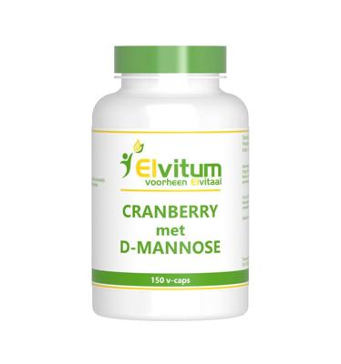 Elvitum Cranberry & D-Mannose 150 Vegetarische capsules