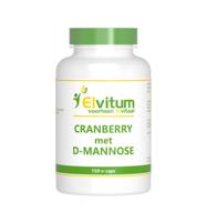 Elvitum Cranberry & D-Mannose 150 Vegetarische capsules - thumbnail