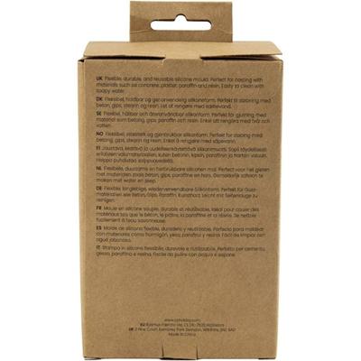 Creativ Company Siliconen vorm, kerstman, h: 10 cm, b: 6,5 cm, mat transparant, 1 stuk/ 1 doos