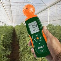 Extech CO240 Kooldioxidemeter 0 - 9999 ppm Met temperatuurmeting, Met USB-interface, Met datalogger - thumbnail