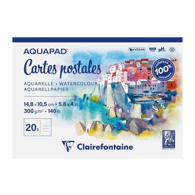 Clairefontaine • aquapad aquarelpapier postcard 300g a6 20x