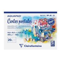 Clairefontaine • aquapad aquarelpapier postcard 300g a6 20x - thumbnail