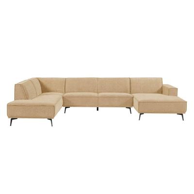 Tower Living 2,5-zits Hoekbank 'Leeds' Lounge rechts, kleur Beige