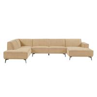 Tower Living 2,5-zits Hoekbank 'Leeds' Lounge rechts, kleur Beige - thumbnail