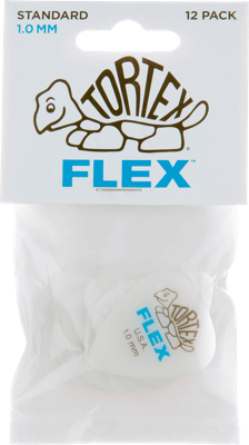 Dunlop 428P100 Tortex Flex Standard Plectrum 1.00mm 12-Pack