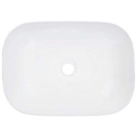 Wastafel 45,5x32x13 cm keramiek wit - thumbnail