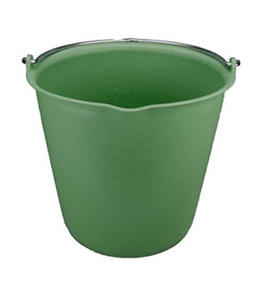 Emmer 15 l met schenktuit groen