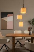 Lucide MAYA - Hanglamp - Ø 46 cm - 3xE27 - Beige - thumbnail