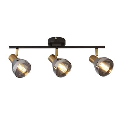 Searchlight PlafondlampWestminster met smoke glas 3-lichts - 23801-3SM Searchlight PlafondlampWestminster met smoke glas 3-lichts - 23801-3SM