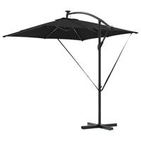 Cantilever Banana Parasol Zwart 249 x 249 x 250 cm - thumbnail