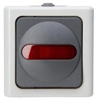 Kopp 561656007 BlueElectric Compleet Controleschakelaar spatwaterdicht Grijs 1 stuk(s) - thumbnail