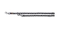 TRIXIE HONDENRIEM CAVO REFLECTIVE BAND VERSTELBAAR ZWART 200X1,8 CM - thumbnail