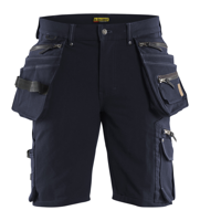 Blåkläder short 4-weg stretch x1900 19881644 | donker marineblauw/zwart | maat 44 - 7330509687635 - thumbnail