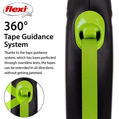 Flexi rollijn new neon tape zwart / groen - thumbnail