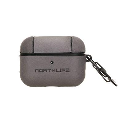 NorthLife - Haga lederen cover hoes - AirPods Pro - Lichtgrijs NorthLife - Haga lederen cover hoes - AirPods Pro - Lichtgrijs