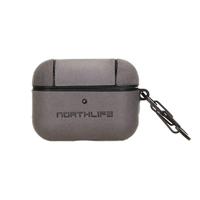 NorthLife - Haga lederen cover hoes - AirPods Pro - Lichtgrijs - thumbnail