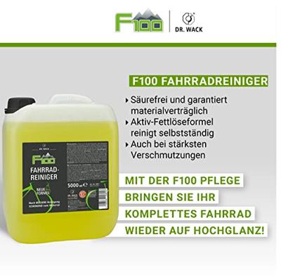 Dr. Wack f100 fietsreiniger "neue formel" dr.wack f100 bike cleaner 5l