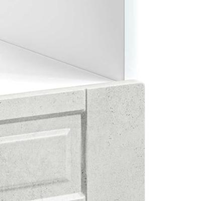 Ovenkast "Porto" bewerkt hout betongrijs Ovenkast "Porto" bewerkt hout betongrijs