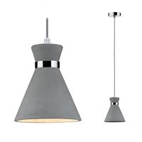 Paulmann Verve 70890 Hanglamp LED E27 20 W Beton-grijs, Chroom - thumbnail
