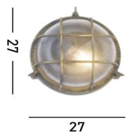 Searchlight Ronde bulls eyeBulkhead - 61401BG - thumbnail