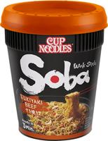 Noodles nissin soba sukiyaki beef cup - thumbnail