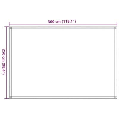 VidaXL Tenttapijt 250x300 cm hdpe groen