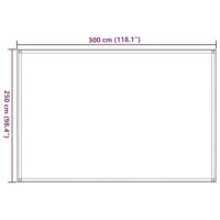 VidaXL Tenttapijt 250x300 cm hdpe groen - thumbnail