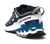 Salomon XA PRO 3D V9 GORE-TEX Lage Wandelschoen Dames Black/Bleached Aqua/Harbor Blue 8 - thumbnail