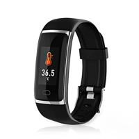 NEDIS SmartLife - Smartwatch - LCD-scherm - IP67 - maximale gebruiksduur: 7200 min - met stappenteller - compact en lichtgewicht ontwerp - compatibel met Android en iOS BTSW001BK zwart - thumbnail