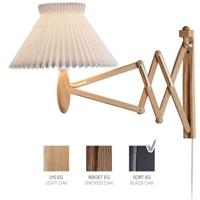 LE KLINT Sax 224-1/17 Wandlamp - Zwart eiken met papieren kap - Wit - thumbnail