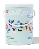 HEMA Blokkenset hout Takkie en Siepie 56-delig - thumbnail