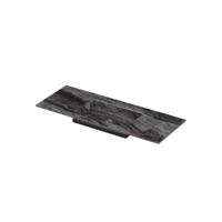 INK Post Wastafel keramische slab envelop bak midden zonder kraangat 120x45x1 Venice brown glossy - thumbnail