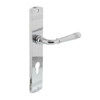 Intersteel Deurkruk Helena op langschild profielcilindergat 72mm - chroom - thumbnail