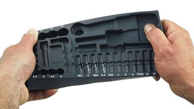 Proxxon Industrial 23070 Dopsleutel-bitinzetset Metrisch 1/4 (6.3 mm) 39-delig
