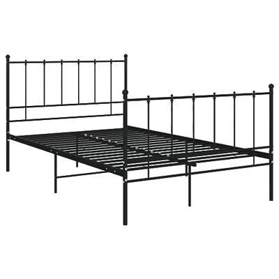 Bedframe metaal zwart 120x200 cm